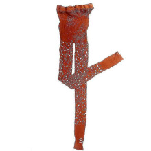 Women Sexy Hollow Out Fishnet Pantyhose Glitter Rhinestone Diamond Embellished Slim Mesh Tights See-through Net Stockings Party Clubwear
