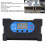 30A Solar Controller HD Display Dual USB-C, Black 4