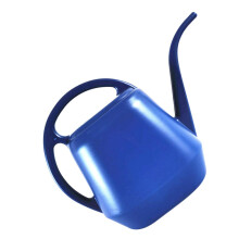Dark Blue Watering Can with Long Spout, Ergonomic Handle for Indoor Outdoor Plants and Succulents