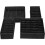 (Black)4 Pcs Underwear Drawer Organizers Divider, Socks Bra Organize 2