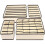 (Beige)4 Pcs Underwear Drawer Organizers Divider, Socks Bra Organize 2