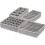 (Gray)4 Pcs Underwear Drawer Organizers Divider, Socks Bra Organize 2