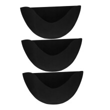 3Pcs Hanging Basket Liners, Breathable Nonwoven Planter Liners with Enhanced Root Aeration for Garden and Balcony