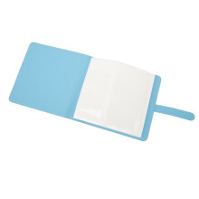 3 Inch 288 Pockets PU Leather Photo Album Blue