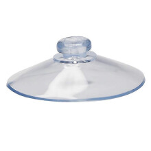 (4.5cm)10pcs Suction Cup Glass Suction Pads Clear PVC Plastic Sucker Pads Without Hooks Extra Strong Adhesive Suction Holder