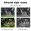 24MP Wildlife Trail Camera with 1080P, Motion Sensor, Night Vision IP66 6