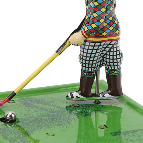 Clockwork Toy Tinplate Golf - 5 Balls 693g Silver 2