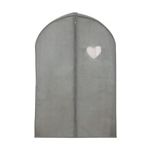 Garment Bag NonWoven Dustproof Clothing Cover with HeartShaped Window and Easy Zip Closure 60x90CM