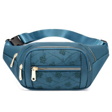 Waterproof Fanny Pack with Large Capacity and MultiLayer Storage, Durable Blue Waist Bag for Travel