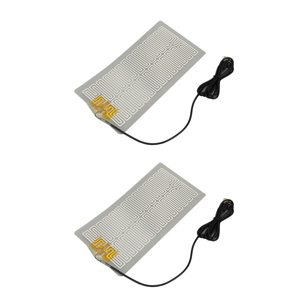 2Pcs USB 5V Waist Belt Heating Pad, 23x10cm 150cm
