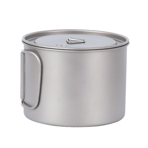 Camping Ti Pot 0.9L/1.1L, 12.5x9.3cm, Titanium 2