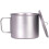 Ti Camping Pot 0.9L/1.1L, Titanium, 12.5*9.3 cm 6