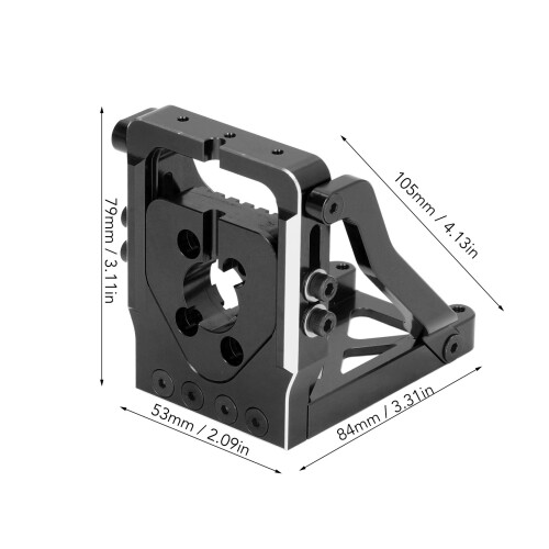 RC Quick Release Motor Base Black 1/6 XRT 8S 1