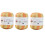 3Rolls Colorful Cotton Yarn Knitting Yarn Thread for Sweaters-H 1