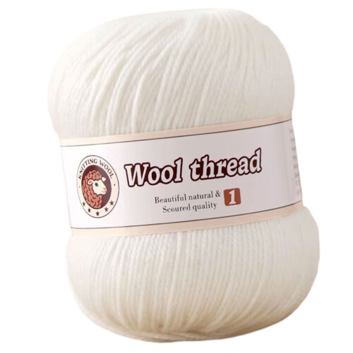 Wool Acrylic Blend Yarn 100grams Per Roll Soft-Section 1