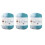 3Rolls Soft Cotton Yarn 109.36Yard Each Knitting Thread for-D 1