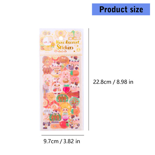 10 Pack Long Service Sticker Multipurpose Decoration Supplies 2