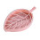 Drain Soap Box Leaf Modeling Soap Holder Bathroom Case Container2pcs-pink 1