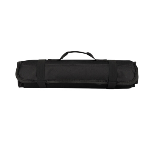 Sturdy Black Polyester Fabric Tool Bag With Compartments-Black