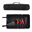 Sturdy Black Polyester Fabric Tool Bag With Compartments-Black 3