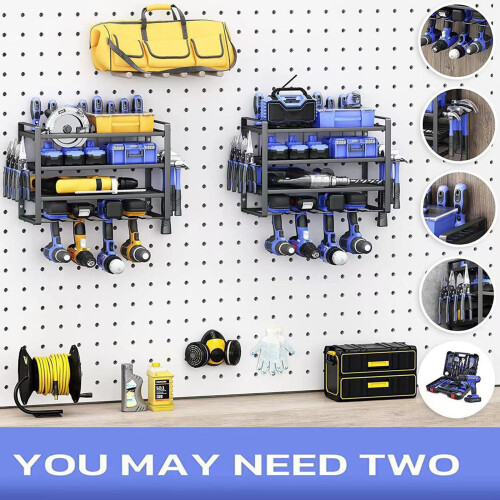 Wall Mount Electric Drill Rack Strong-  Three layers and fou 2