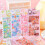 10-pack kleurvast plastic verwijderbare journaling paster 7
