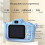 Interactive Learning Camera Cartoon Shape Digital Camera-Purple 7