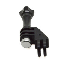 90 Degree Direction Adapter Elbow Mount with Thumb Screw for Gopro Hero 9/8/7/(2018)/6/5 Black