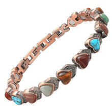 Copper Bracelets for Women, Effective Magnetic Bracelets for Women with 3800 Gauss Ultra Magnets and Sizing Tool