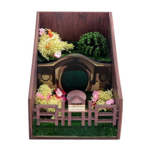Book Holder Bookshelf Insert Tool Decorative Bookend Miniature Model Exclusive Gift Study Office Sup
