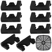 compatible with Instant Vortex 6QT Air Fryer Replacement Grill Tray Protector Feet Mesh Tray Prevents Tray and B