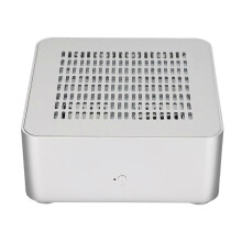 Chasis de aluminio, carcasa pequeña para ordenador de sobremesa, fuente de alimentación, HTPC, Mini-ITX, 2 puertos USB 3.0