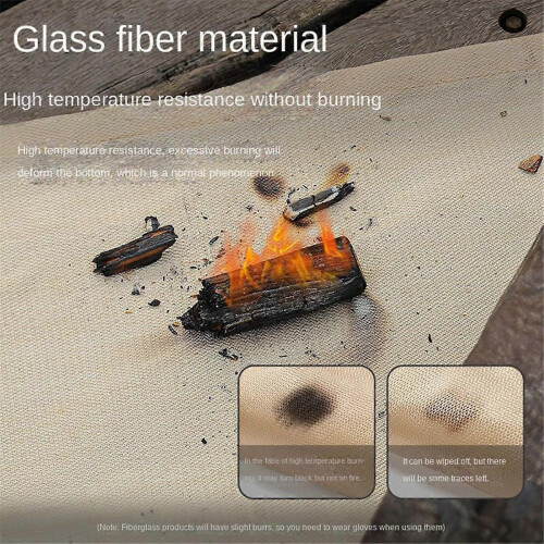 Camping Fireproof Cloth Flame Retardant Cloth Outdoor Picnic Specification 2