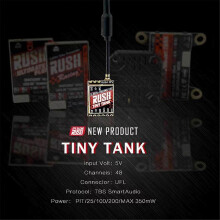 Compatibile con RUSH TINY TANK VTX 5.8G 48CH 350mw 5V Nano FPV mitter TBS SmartAudio compatibile con FPV RC Racing Dron
