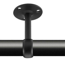 Curtain Rod Ceiling-Mount Bracket Curtain Rod Brackets Curtain Rod Holders compatible with 1 1/4-Inch Rod (8 PCS