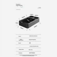 Estación de prensado de espresso Caja organizadora de espresso Soporte para prensador de filtro de café compatible con cafetera de mostrador T