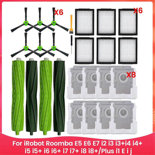 compatível com IRobot Roomba E5 E6 E7 I2 I3 I3+I4 I4+ I5 I5+ I6 I6+ I7 I7+ I8 I8+/Plus I1 EIJ Series Robot Va
