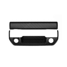 Acabamento da maçaneta da porta traseira compatível com Chevrolet Colorado e GMC Canyon 2023 e 2024 - Acessórios em fibra de carbono