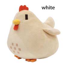 Brinquedo de pelúcia em forma de galinha, brinquedo de jogo, almofada macia em forma de galinha, brinquedo de companhia para crianças.