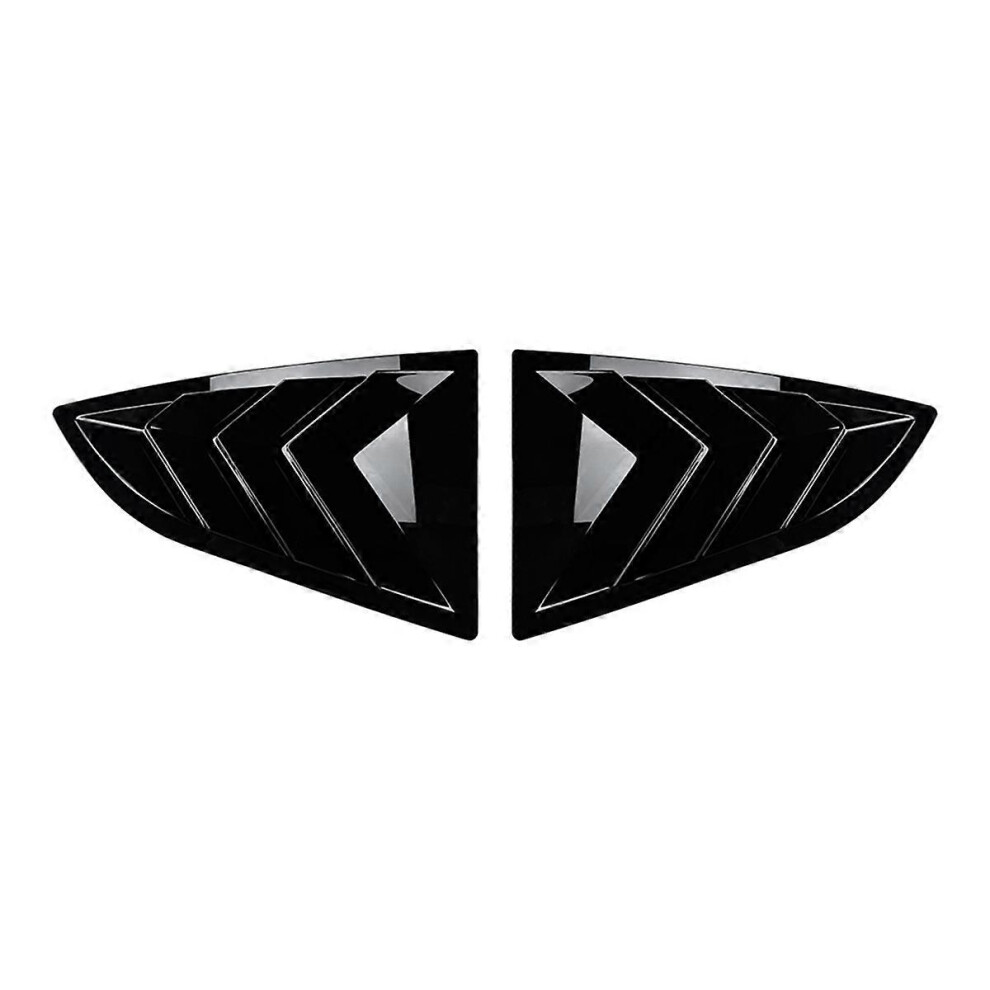 Car Rear Triangular Window Louvers Shutters Blinds Cover Trim Compatible With Toyota Gr86 Subaru Brz 2022+ 3437814054184