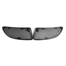 Grade de ventilação do capô dianteira esquerda e direita em preto brilhante, compatível com Mercedes Benz R171 SLK280 SLK300 SLK350 05-11 171