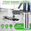 Acessórios compatíveis com a lavadora a vapor Karcher Easyfix SC2 SC3 SC4 SC5: conjunto de panos de microfibra e bocal para pisos. 4