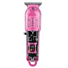 Transparent Body Electric Hair Clipper Professional Trimmer USB Rechargeable Hair Cutting Machine f