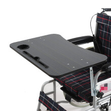Wheelchair Lap Tray Table with Cup Holder, Universal Stable Surface for Eating, Reading and Work