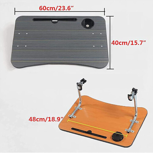 Wheelchair Lap Tray Table with Cup Holder, Universal Stable Surface for Eating, Reading and Work 2