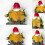 Kerstboomtopper, grappige geruite pluche pop, kerstboomversiering, kerstcadeau 3