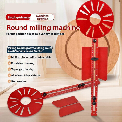 Auxiliary Circular Hole Cutter Cutting Circular Guide Bracket Base Router Circle Cutter Jig Universa 2