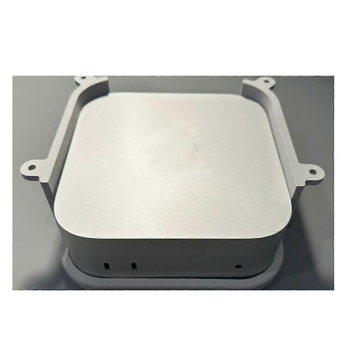 compatible with 2024 Mac Mini Under Desk Stand - Secure M4/M4pro Holder, Anti-Fall Mac Mini Case, Essential Acce 2