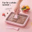 Fried Yogurt Machine Home-Made Mini Fried Ice Machine Instant Cold Plate Ideal compatible with Making Rolled Ice 5