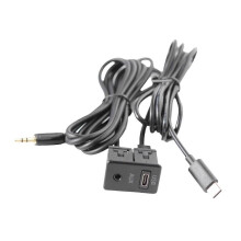 Pannello AUX del navigatore Android per auto TYPE-C+AUX Cavo di prolunga per pannello interfaccia USB-C+AUX